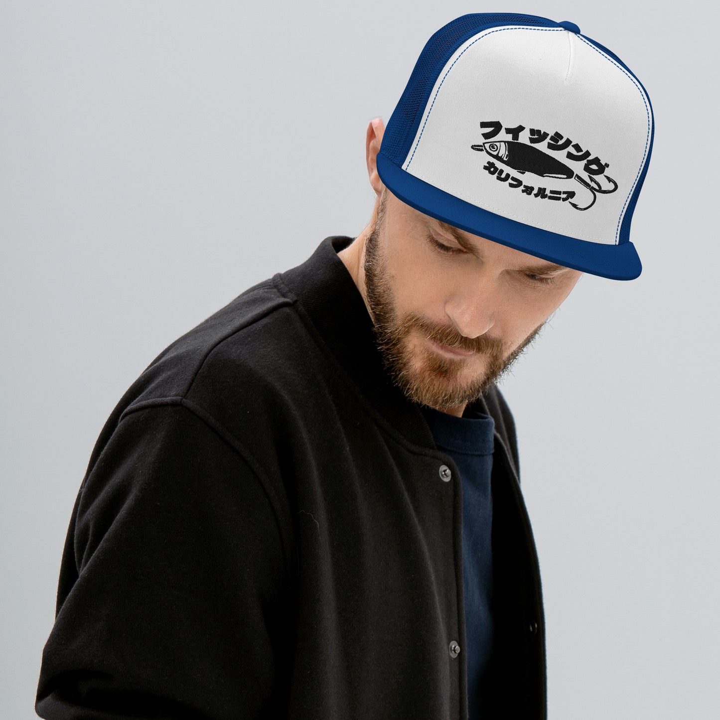 Fishing California,  Japanese katakana  California Trucker Cap