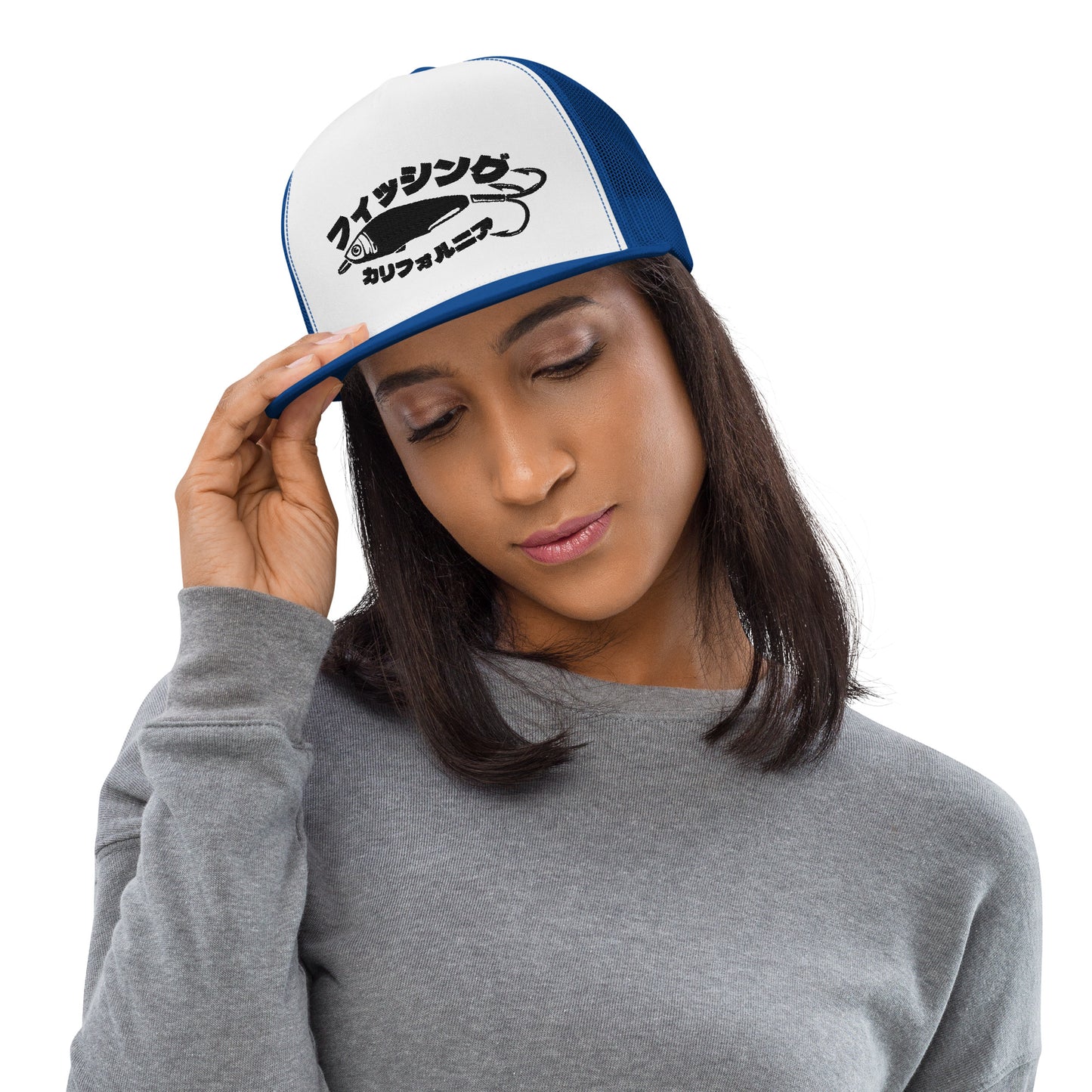 Fishing California,  Japanese katakana  California Trucker Cap