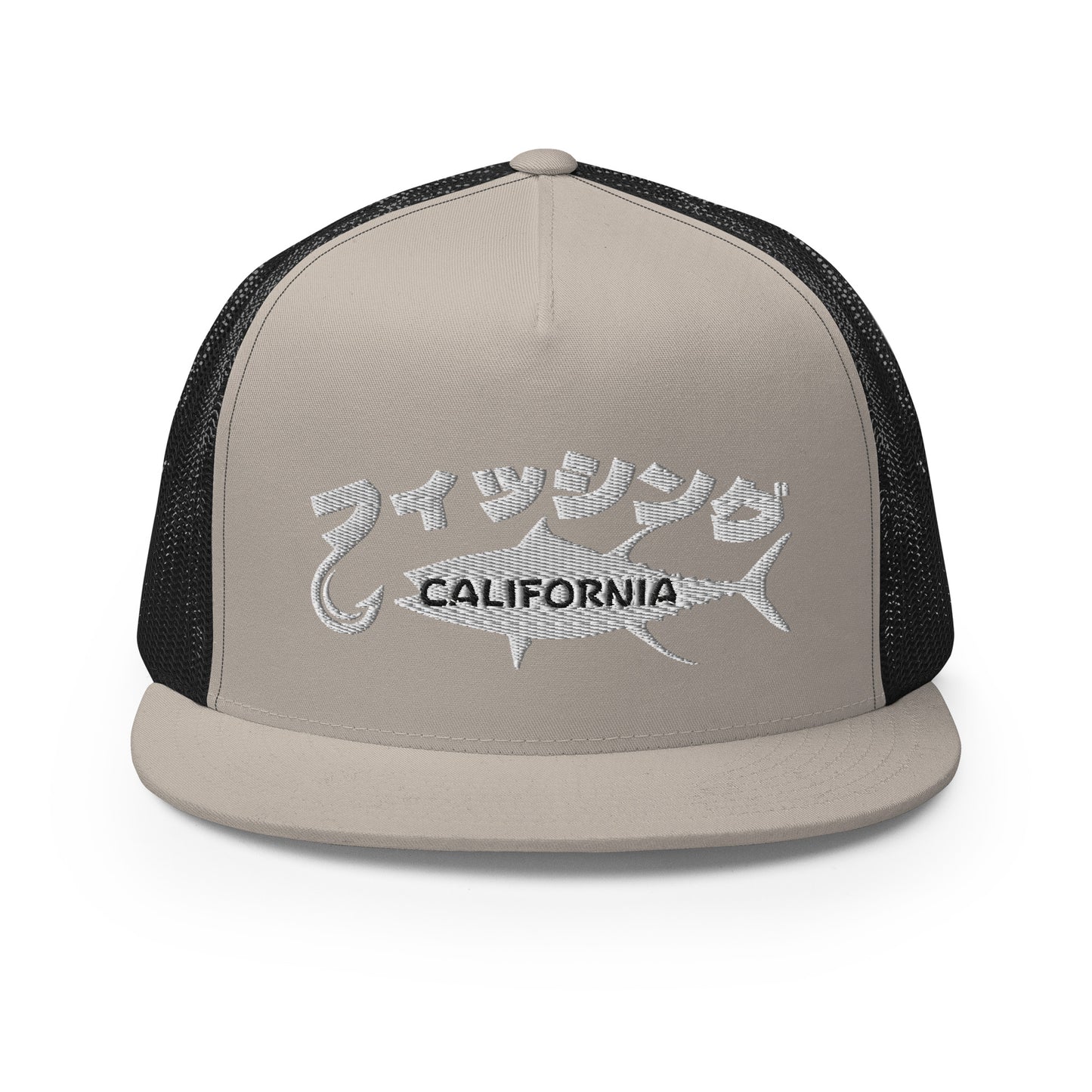 Fishing  California, Japanese katakana, Trucker Cap