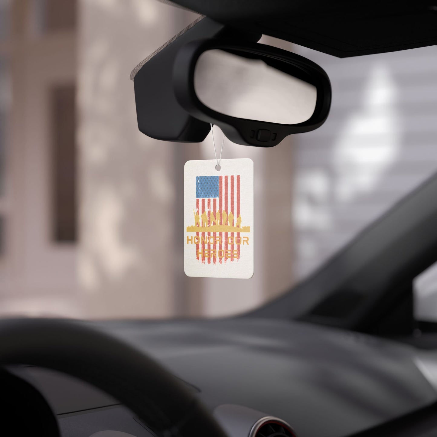 Honor Our Heroes, Veteran Flag, Honor Their Sacrifice, Honor The Gift, Warrior, U.S. Military,  Memorial Day, US Flag, Car Air Freshener
