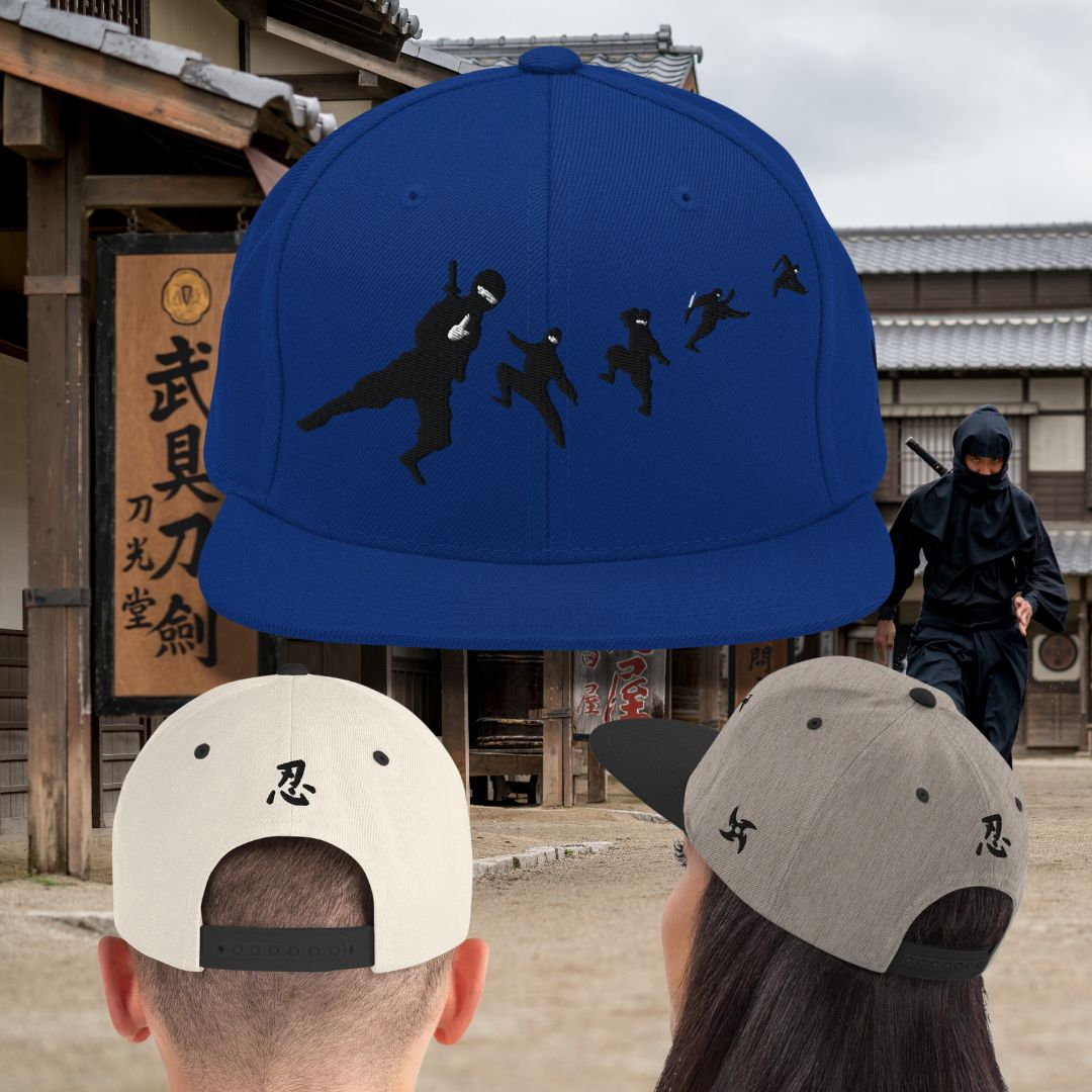 Ninja, Shinobi, Anime, Ninja Snapback Hat