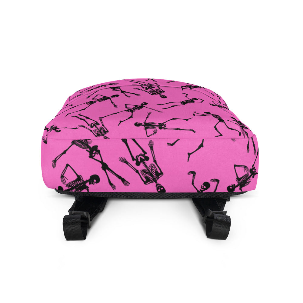 Skeleton  Pink Backpack