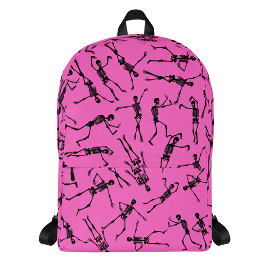 Skeleton  Pink Backpack