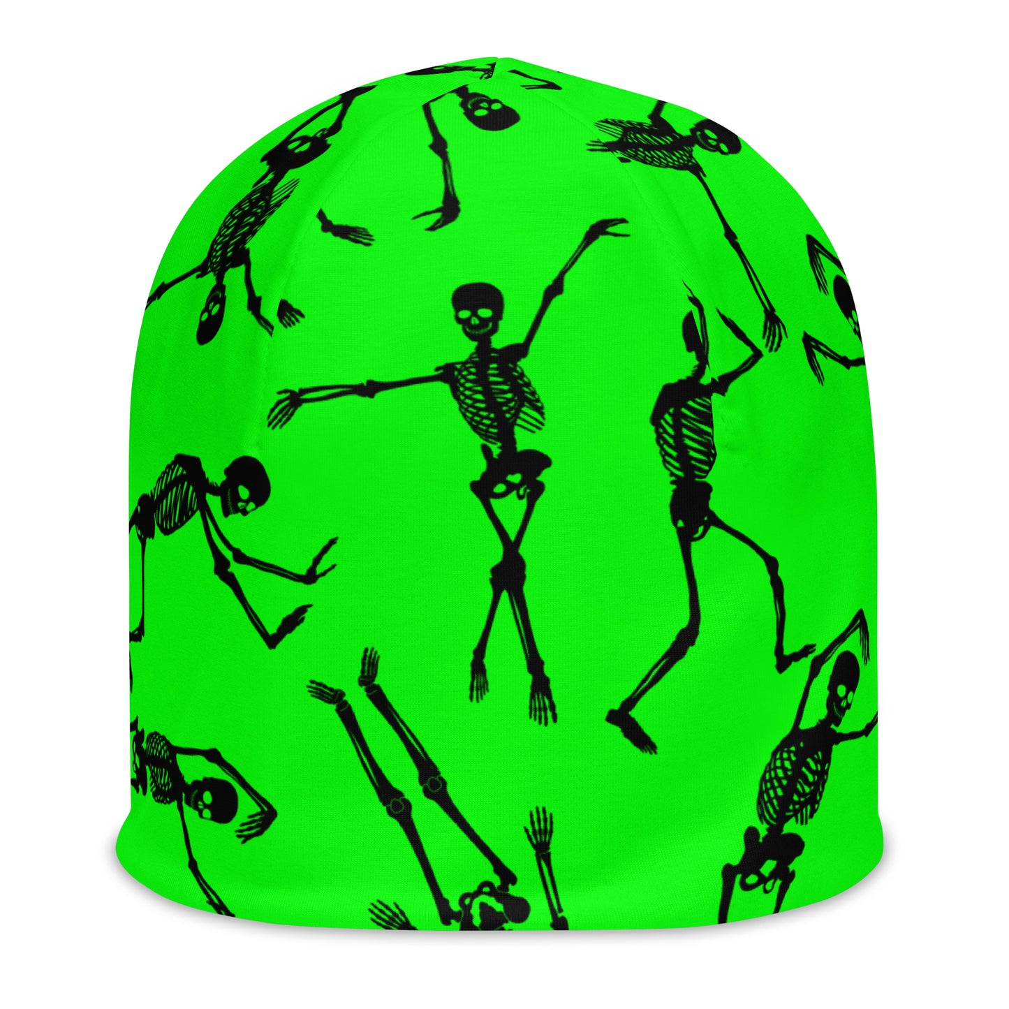 Skeleton green All-Over Print Beanie
