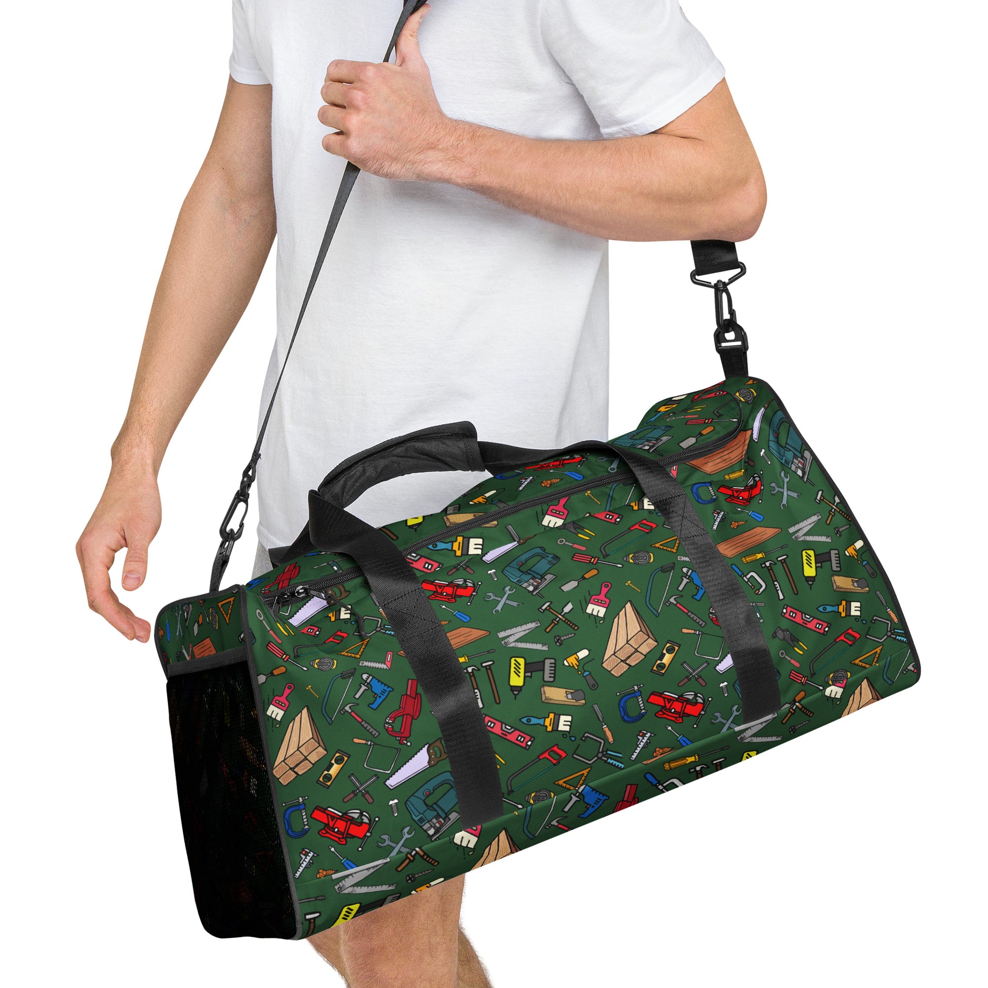 Carpenter,  Carpenter Gear, Carpenter Apparel, Construction Gift, Carpenters Tool, For You, Gift For Dad, Wood Working, kawaii, Carpenter tools Duffle bag