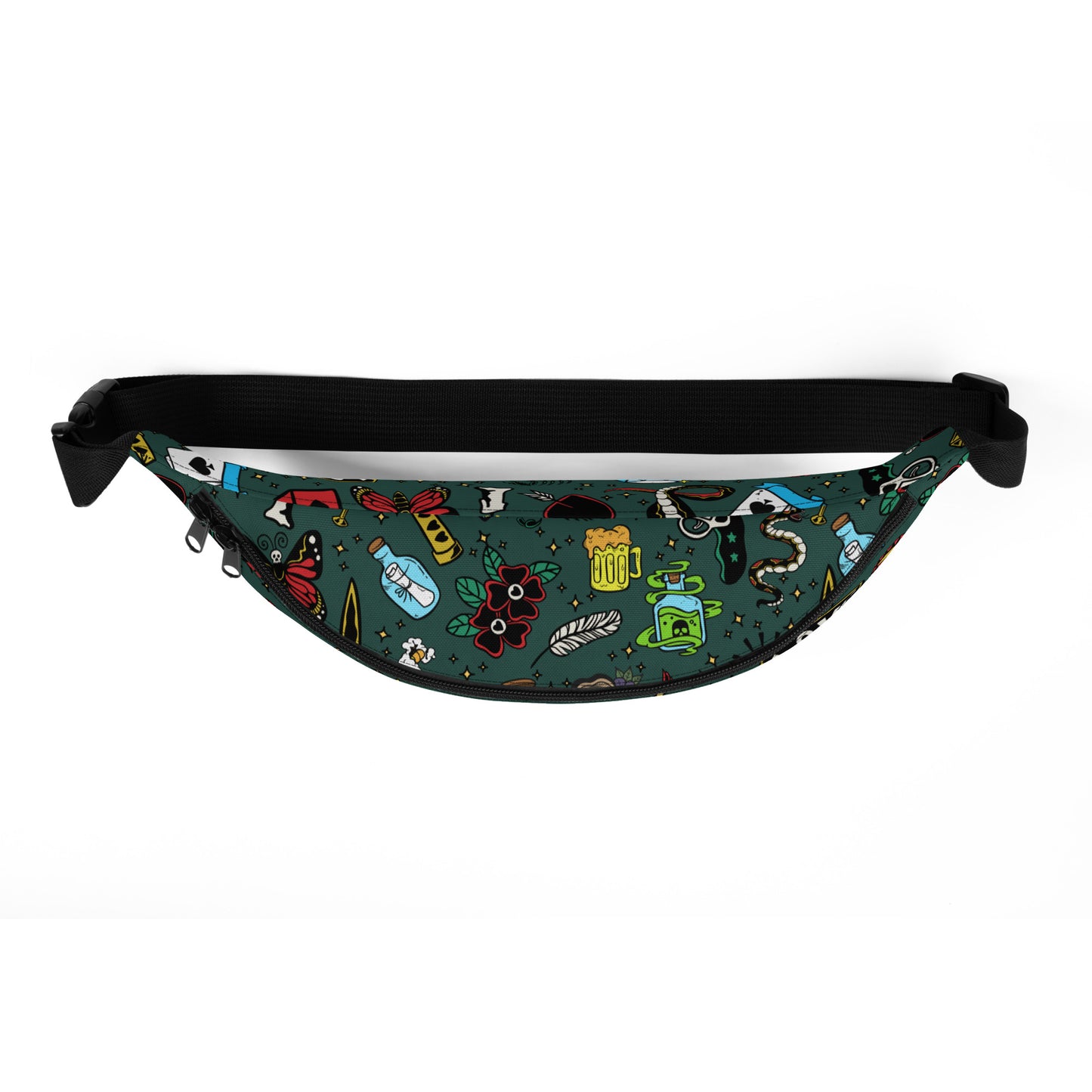 Tattoo Green Fanny Pack