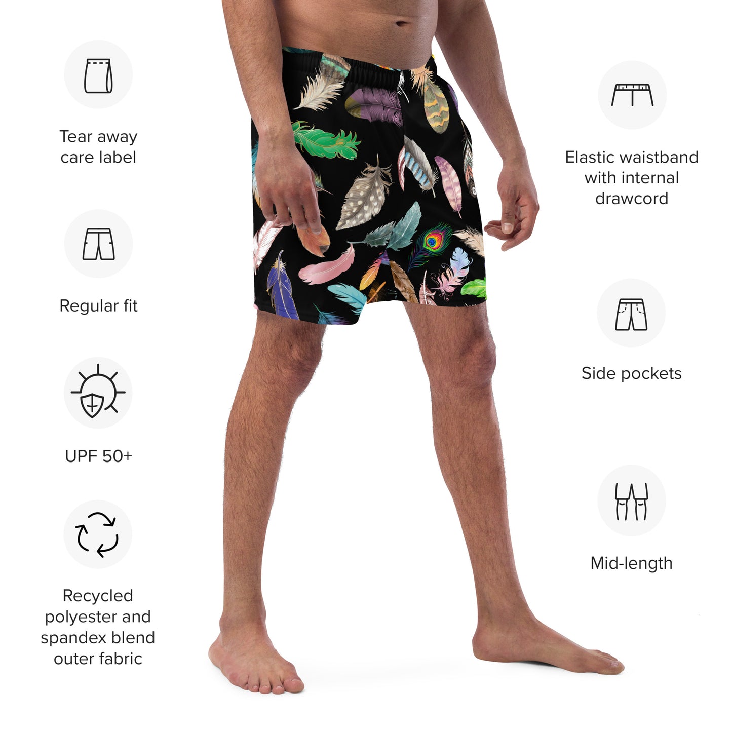 Feather Men's swim trunks