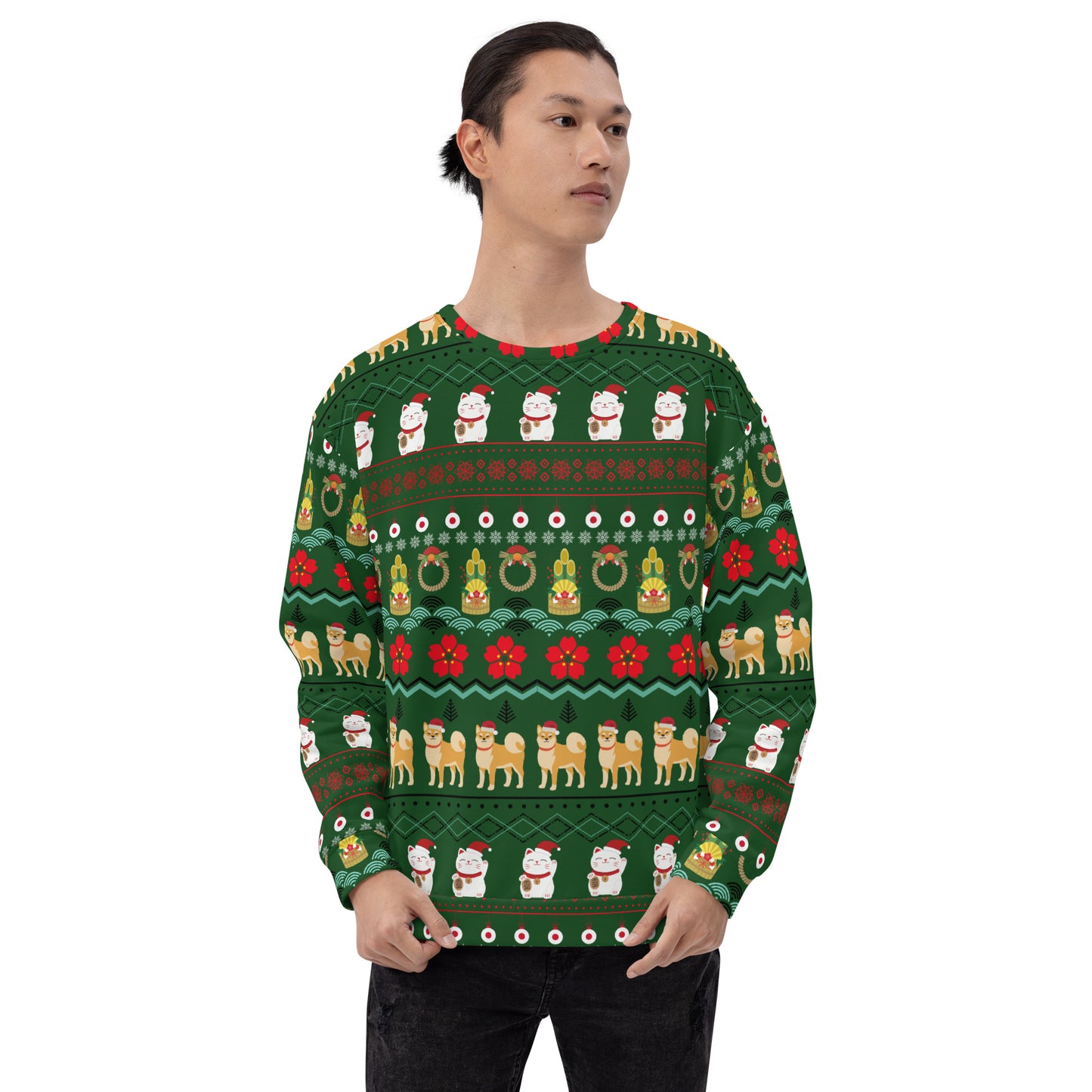 Christmas Japanese Ugly Unisex Sweatshirt