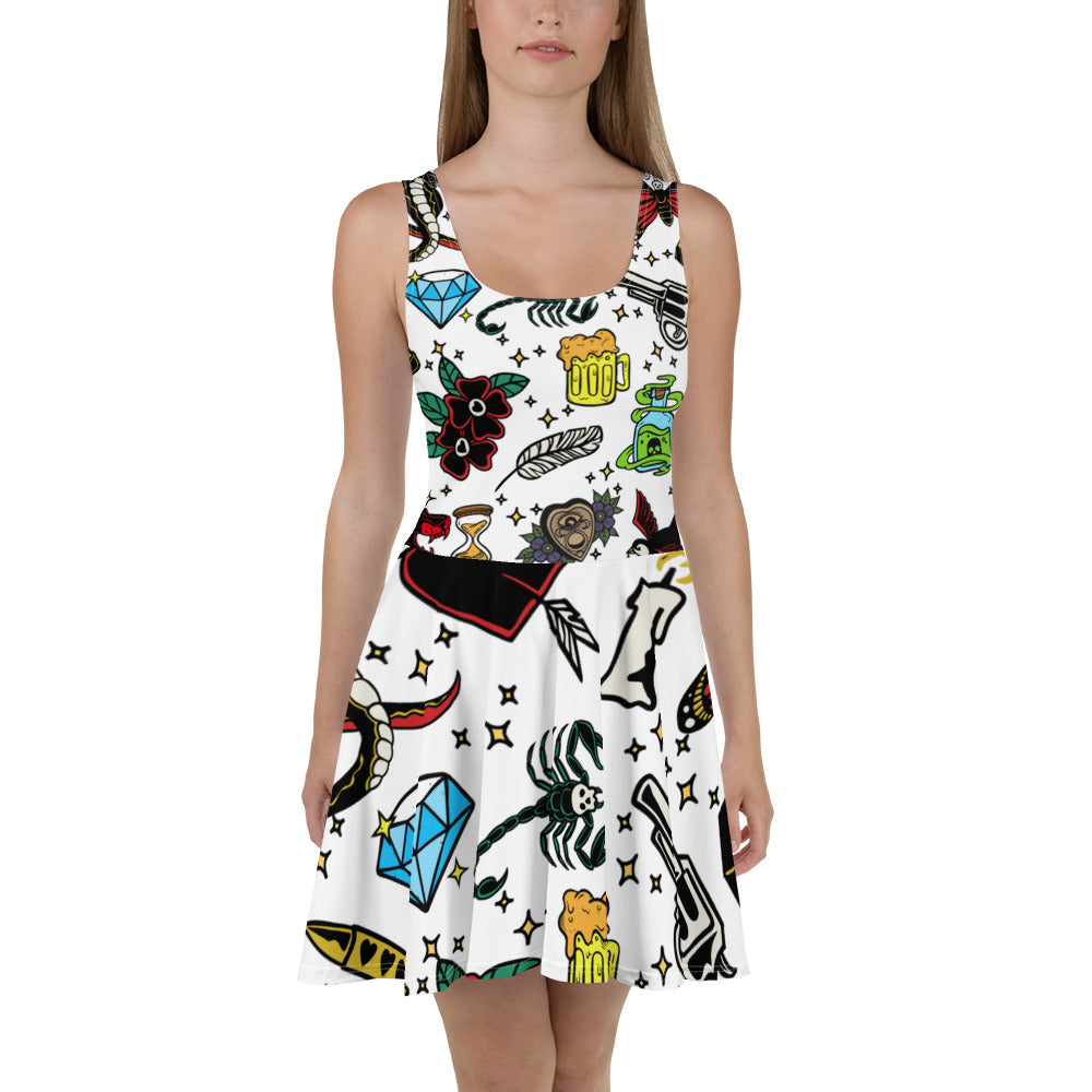 Tattoo Skater Dress