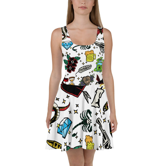 Tattoo Skater Dress