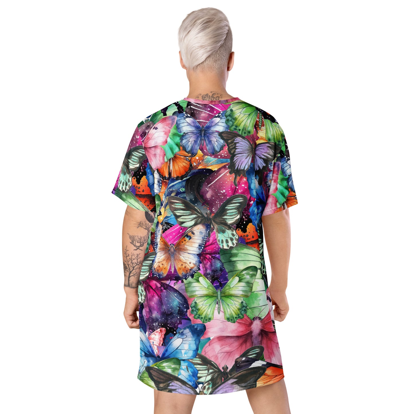 Buttterfly T-shirt dress