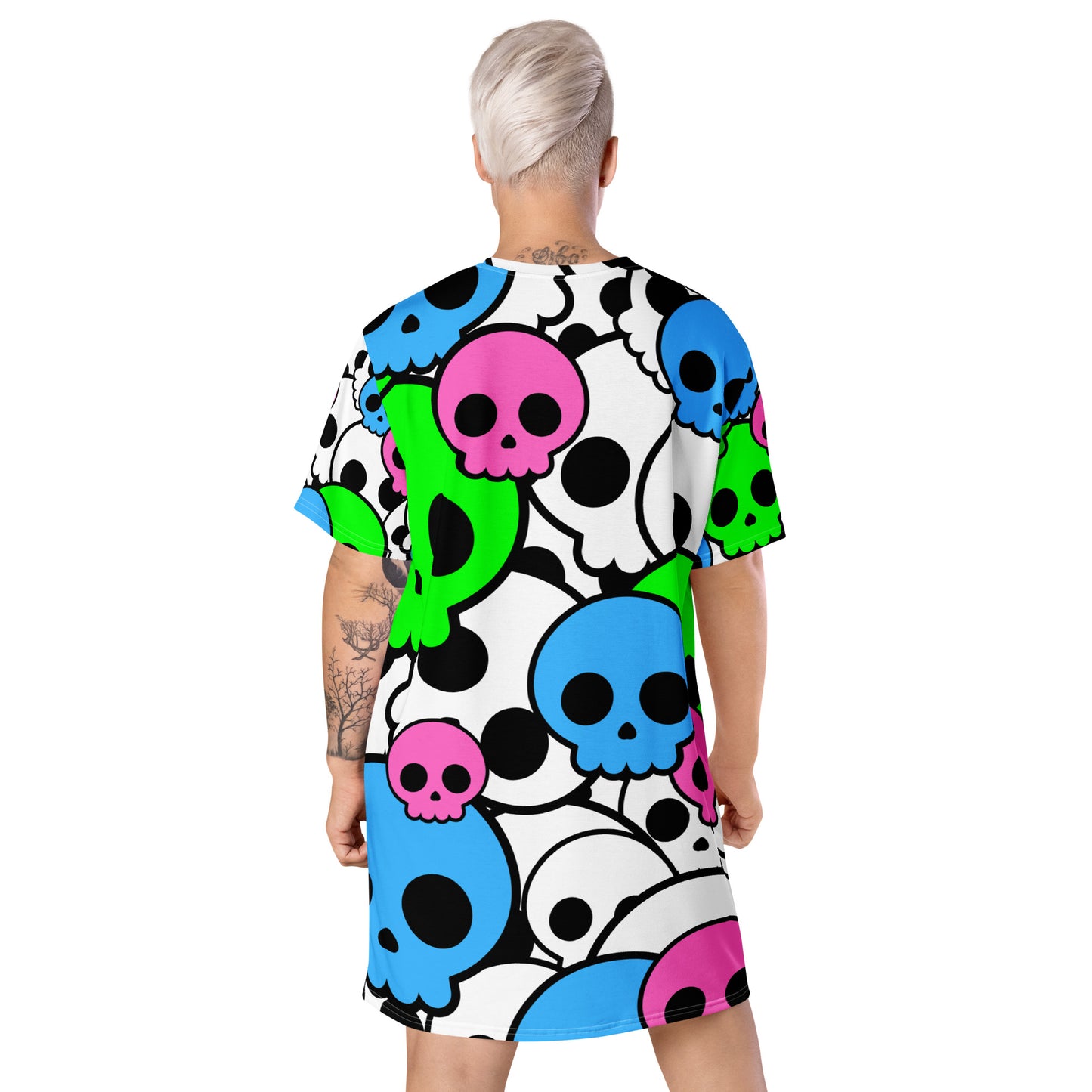 Skull Anime T-shirt dress