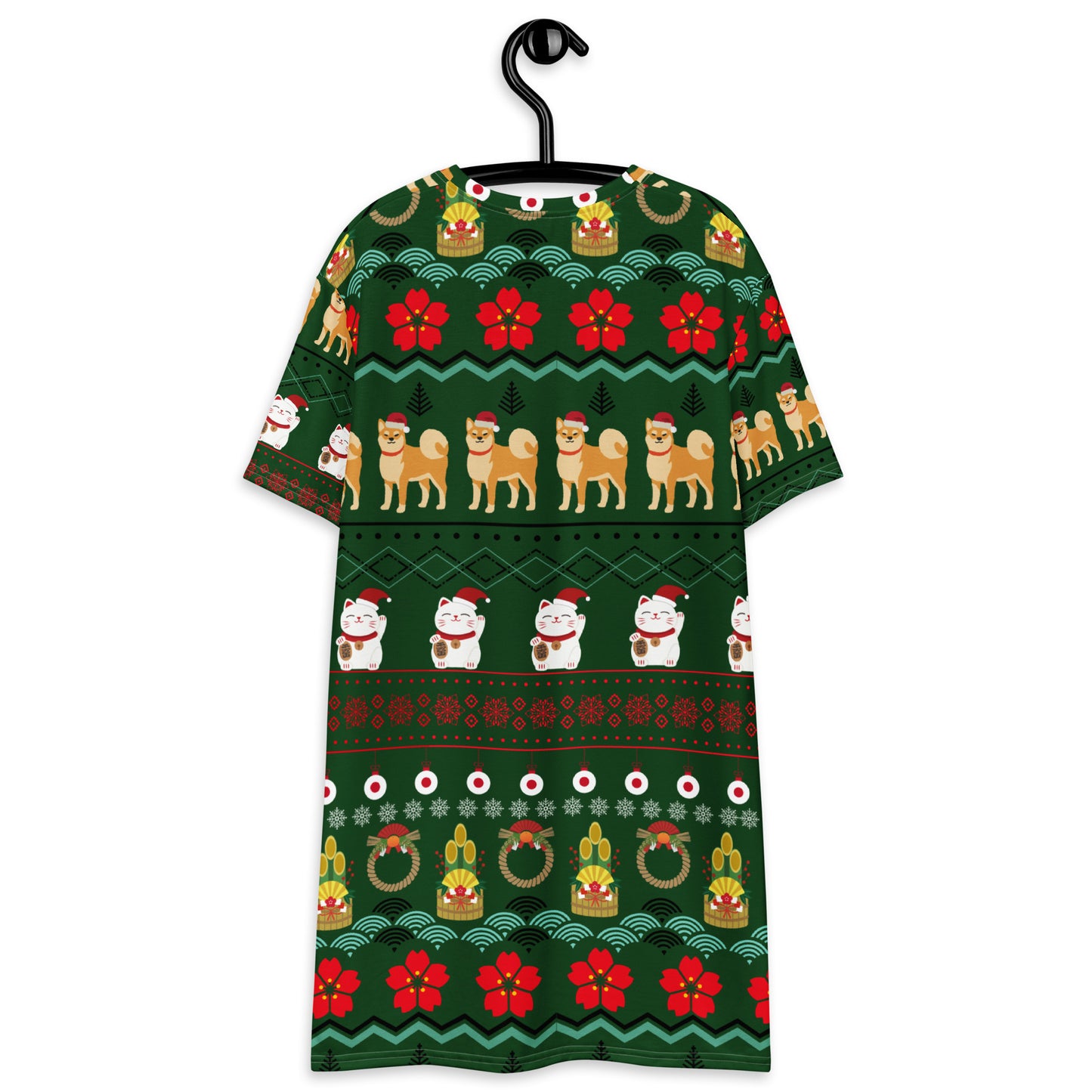 Christmas Japanese Ugly T-shirt dress