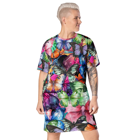 Buttterfly T-shirt dress