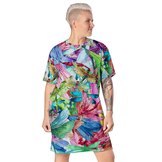 Dragonfly T-shirt dress