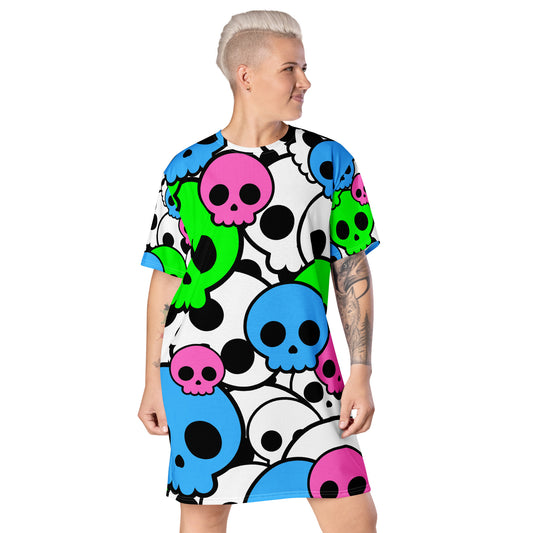 Skull Anime T-shirt dress