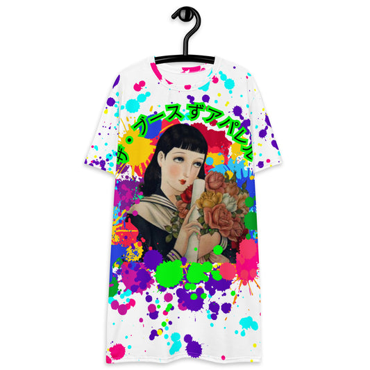 Shojo Manga Jogakusei T-shirt dress