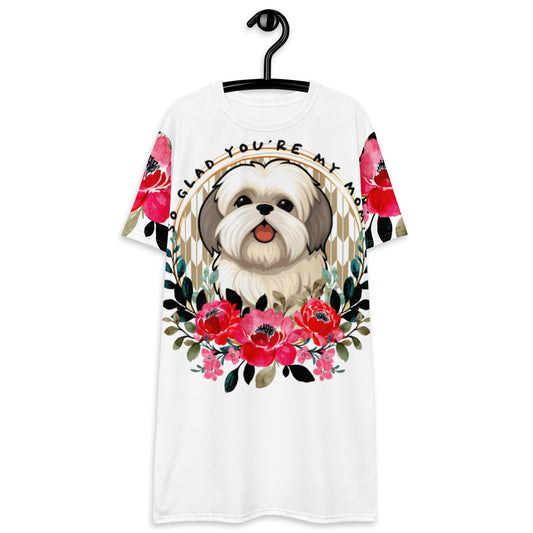 Shih Tzu Mom Dog T-shirt dress