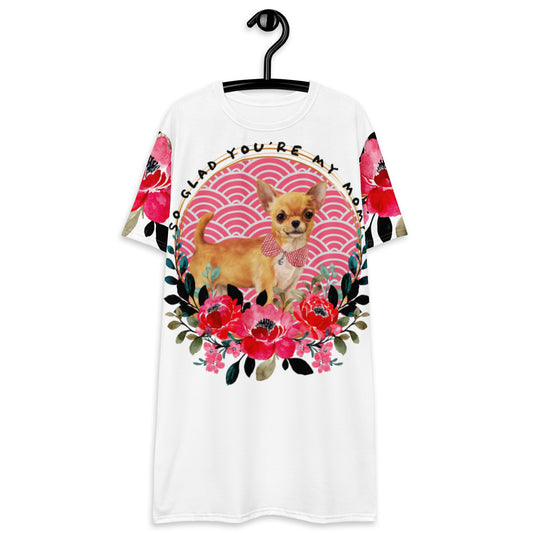 Chihuahua Dog Mom T-shirt dress