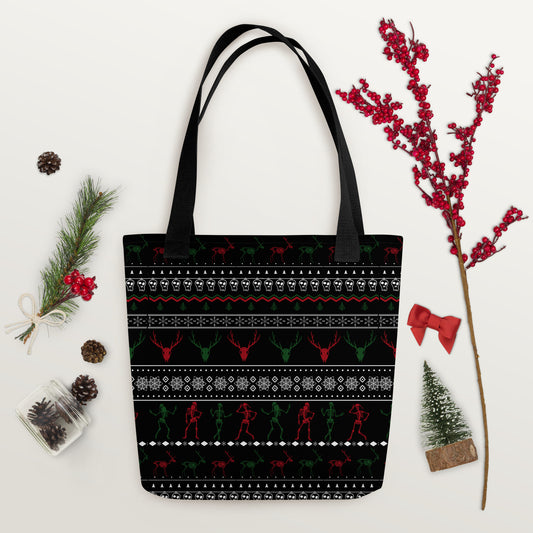 Christmas Skull Black bag