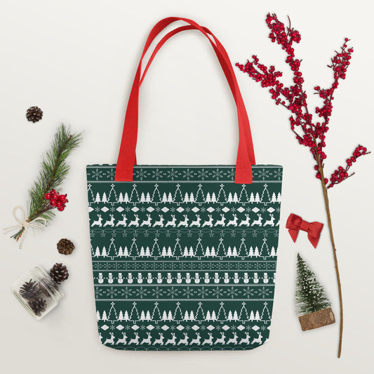 Christmas Green Tote bag