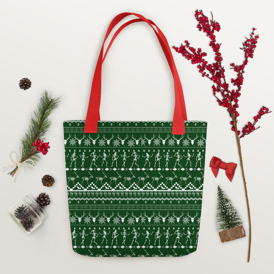 Christmas Skull Tote bag
