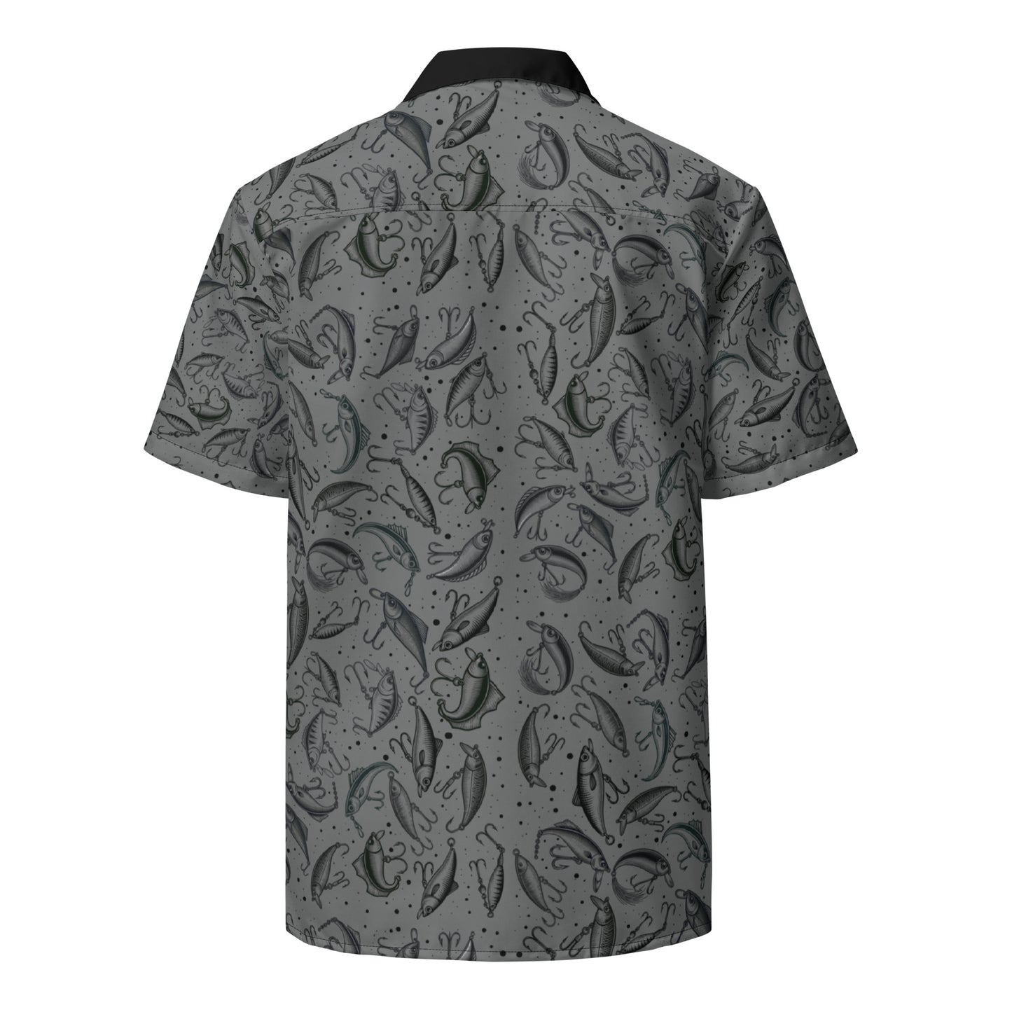 Fishing Lure, Love Fishing, Kawaii Fishing, Unisex button shirt