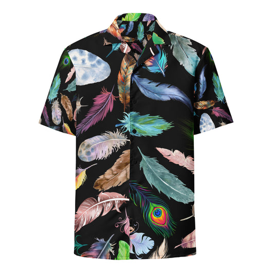 Feather Unisex button shirt