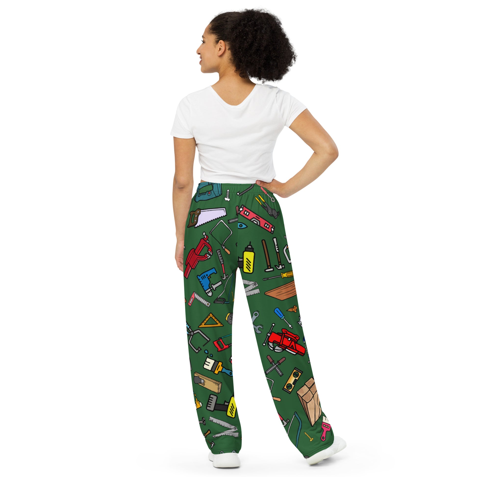 Carpenter Tools, Carpenter Gear, Carpenter Apparel, Construction Gift, Carpenters Tool, For You, Wood Working, Carpenter Tools   All-over print unisex wide-leg pants