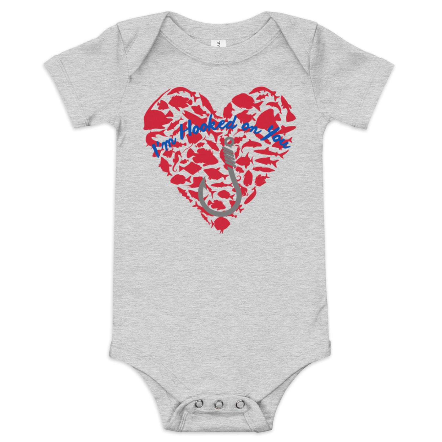 Fishing Lover Baby short sleeve  Bodysuit