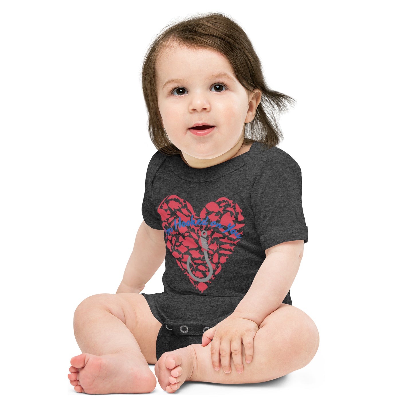 Fishing Lover Baby short sleeve  Bodysuit