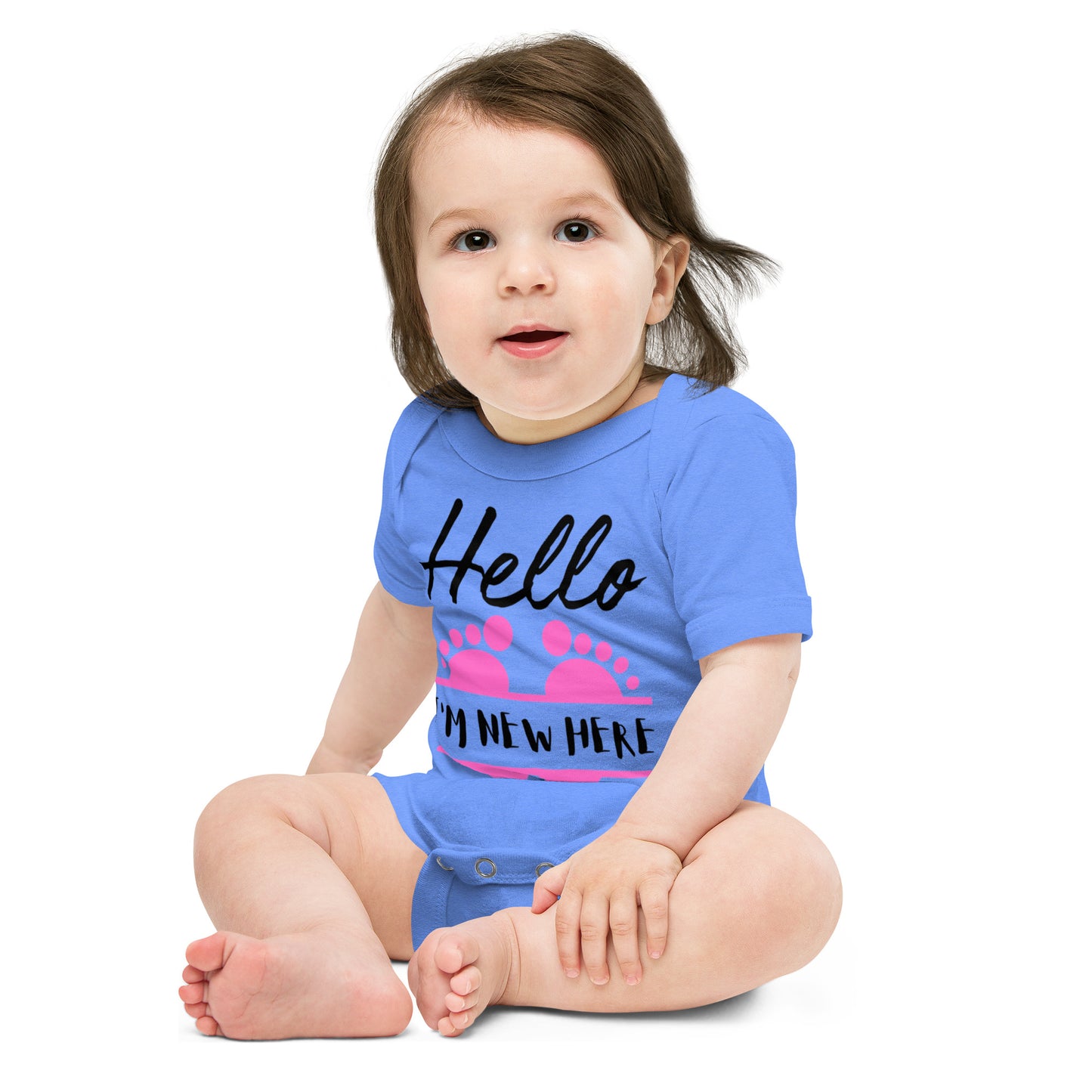 Best Gift Ever, I'm New Here, Baby short sleeve  bodysuit