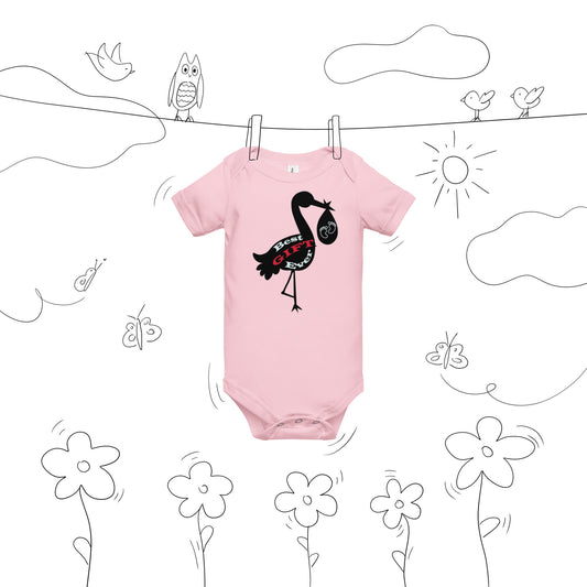 Best Gift Ever Stork with Baby  bodysuit