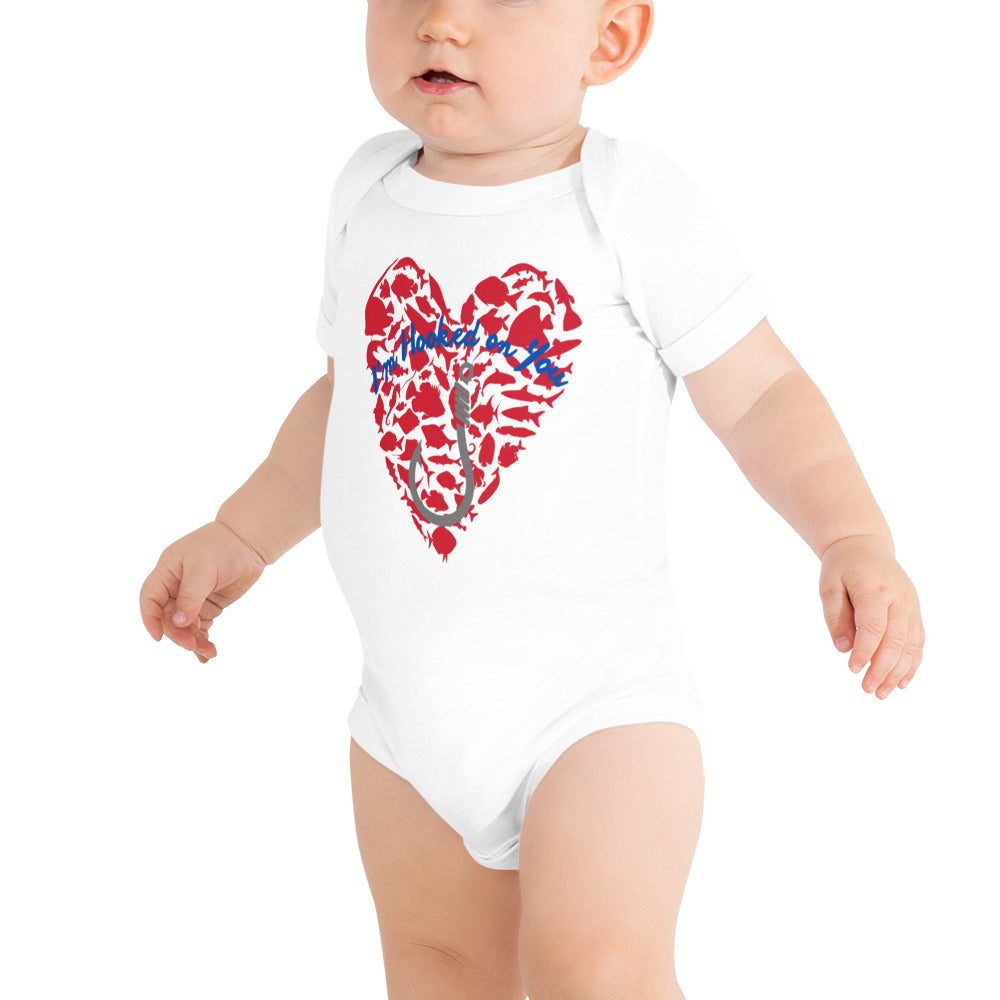 Fishing Lover Baby short sleeve  Bodysuit