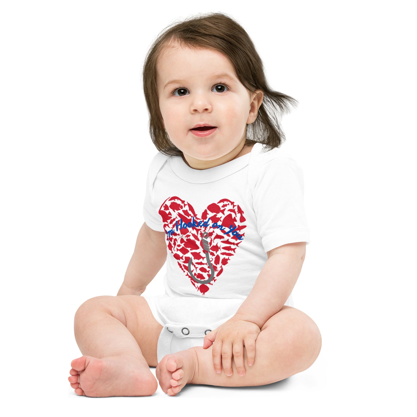 Fishing Lover Baby short sleeve  Bodysuit
