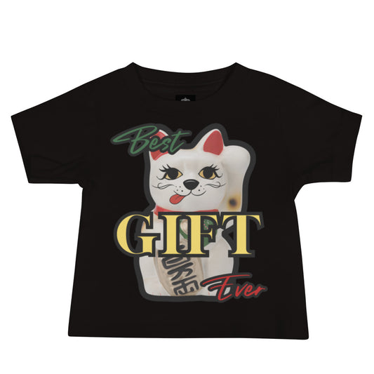 Best Gift Ever, Good Luck, Manekineko,  Baby Jersey Short Sleeve Tee