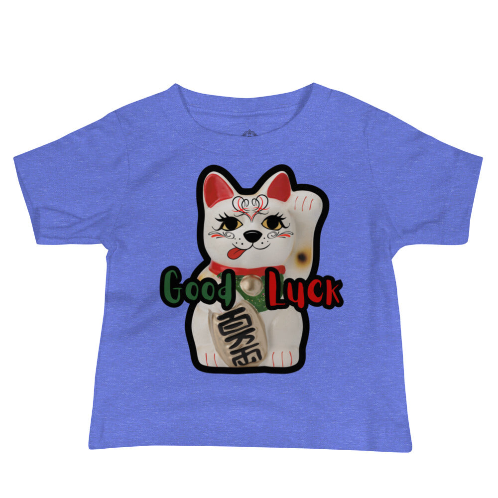 Best Gift Ever, Lucky Cat, Manekineko,  Baby Jersey Short Sleeve Tee