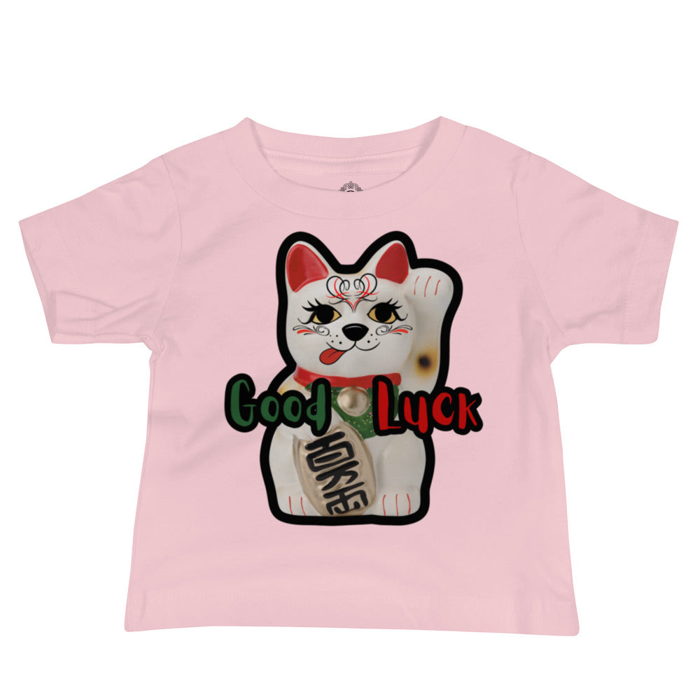 Best Gift Ever, Lucky Cat, Manekineko,  Baby Jersey Short Sleeve Tee
