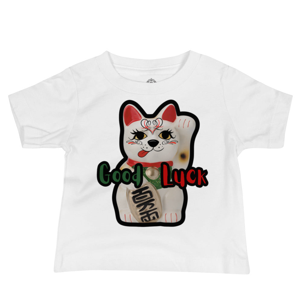 Best Gift Ever, Lucky Cat, Manekineko,  Baby Jersey Short Sleeve Tee