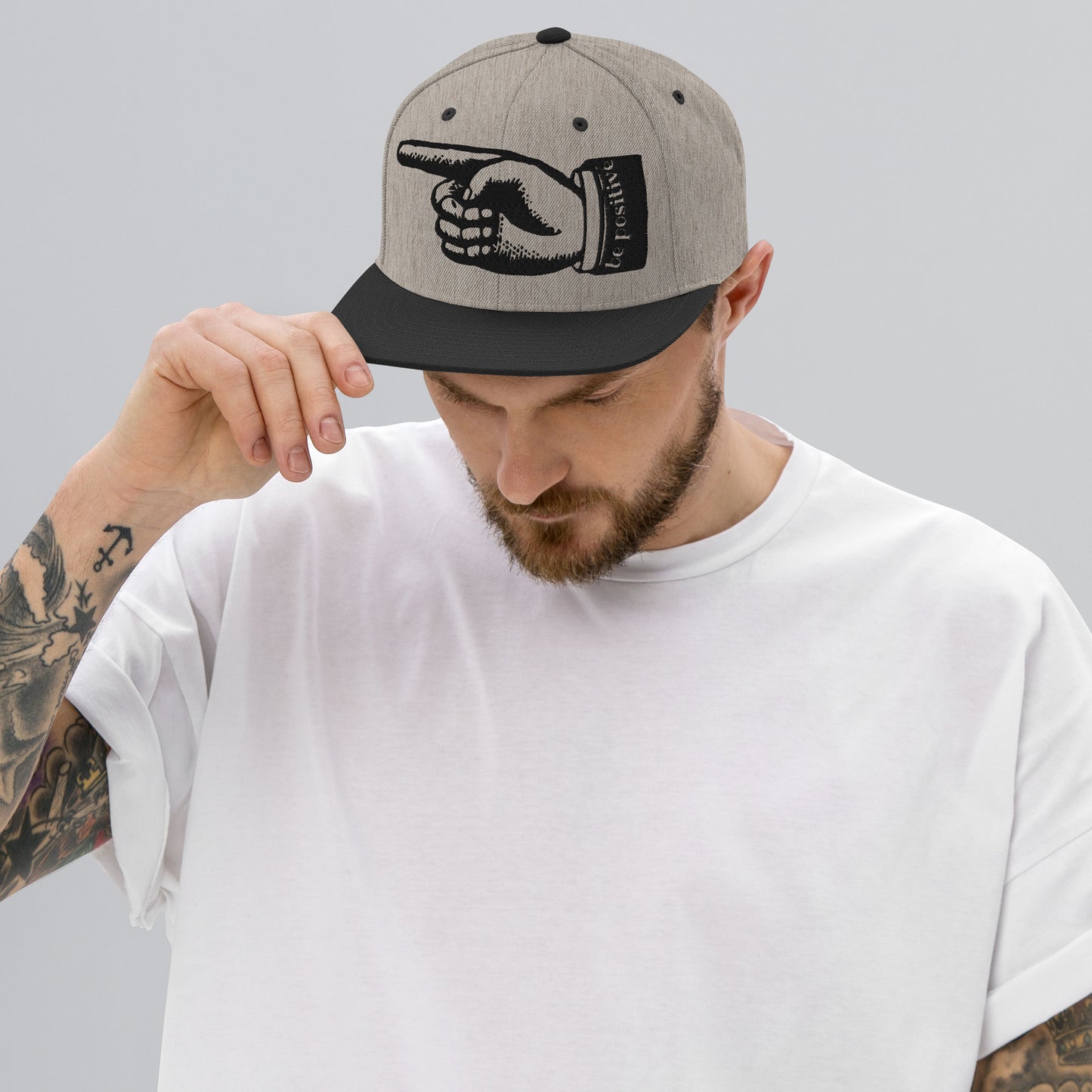 be positive, California Snapback Hat
