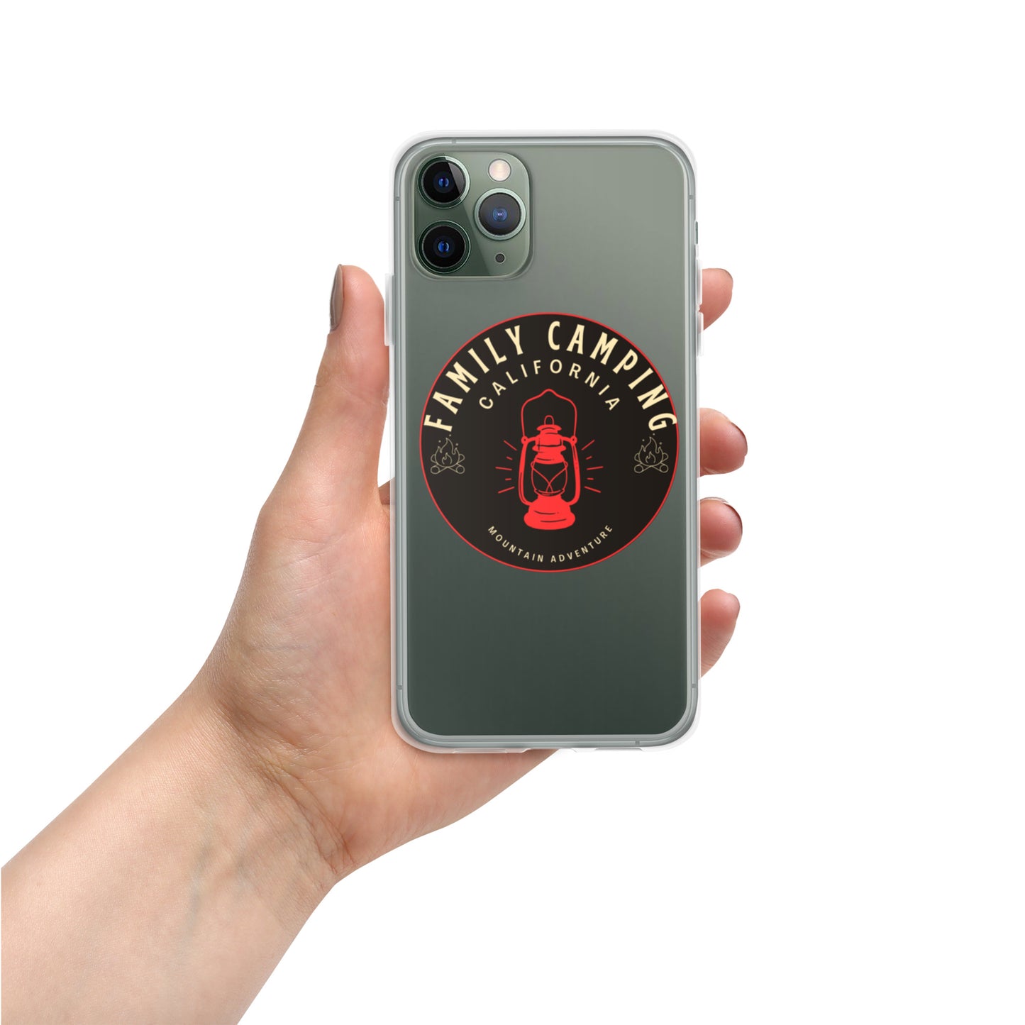 Camping Clear Case for iPhone®