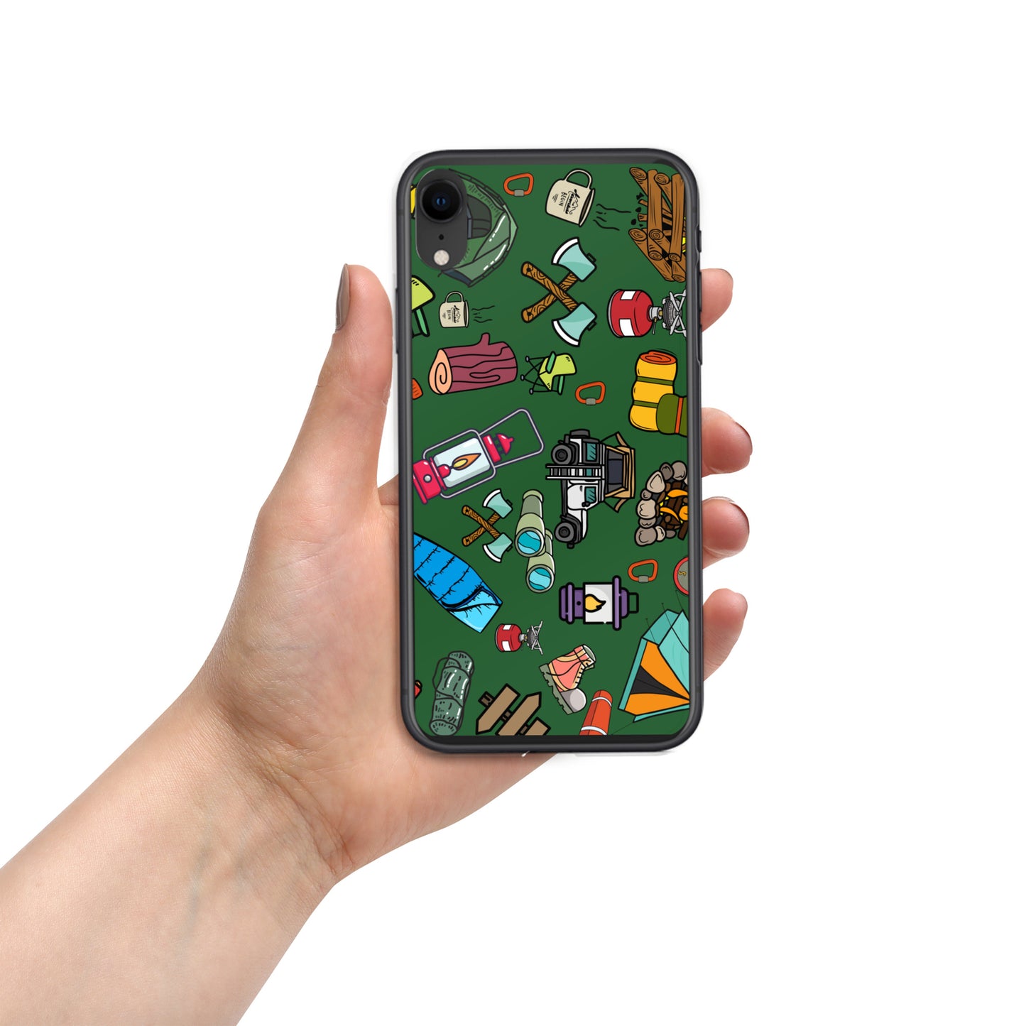 Camping Clear Case for iPhone®