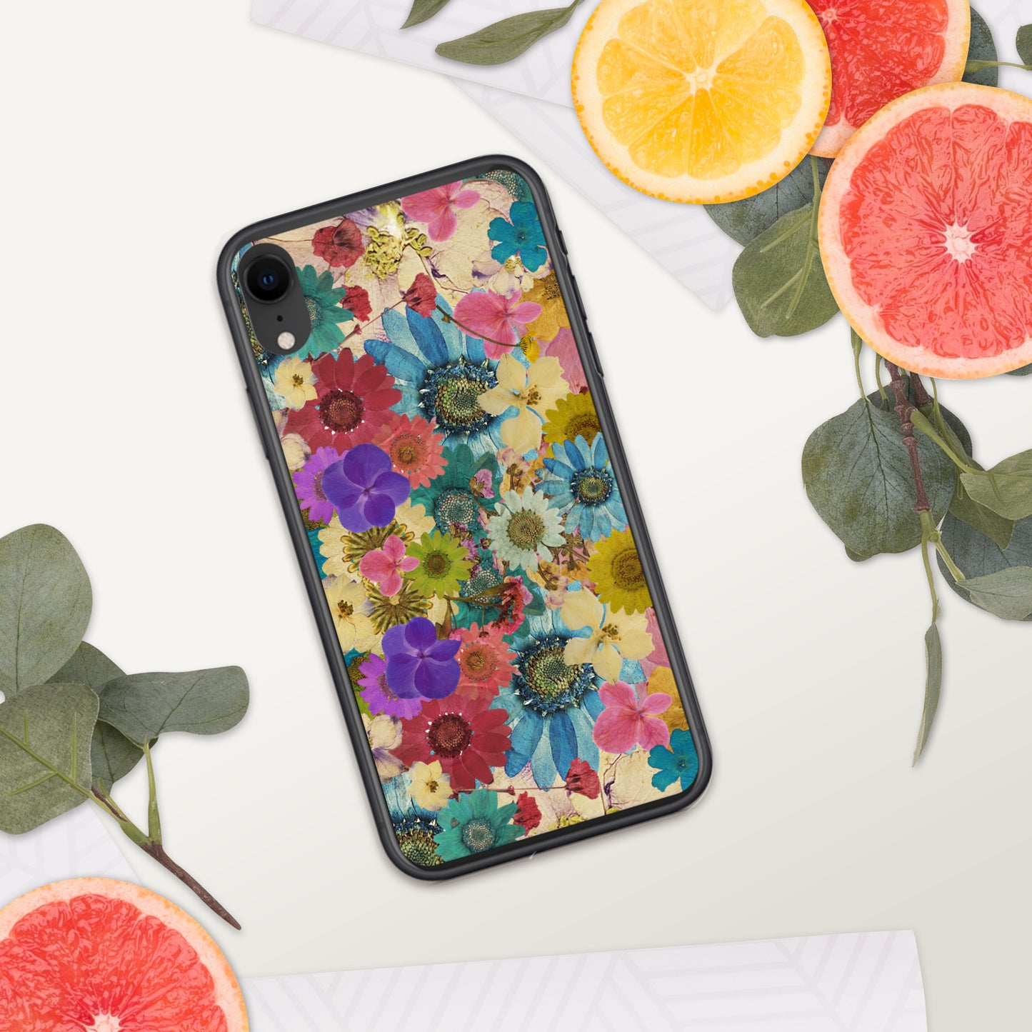 Pressed Flowers Clear Case for iPhone®