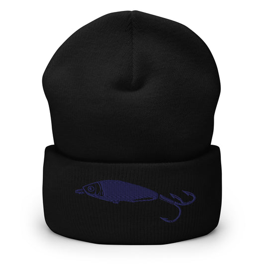 Fishing Lure Cuffed Beanie
