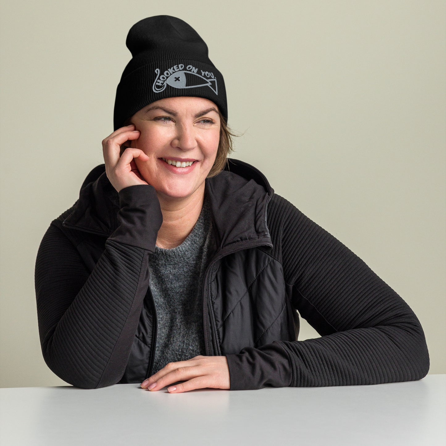 Fishing California, Hooked on you Cuffed Beanie