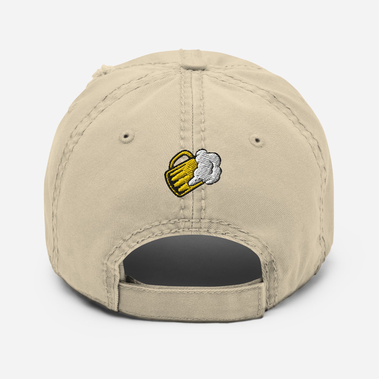 Don’t worry, be hoppy, Beer, 　Distressed Dad Hat