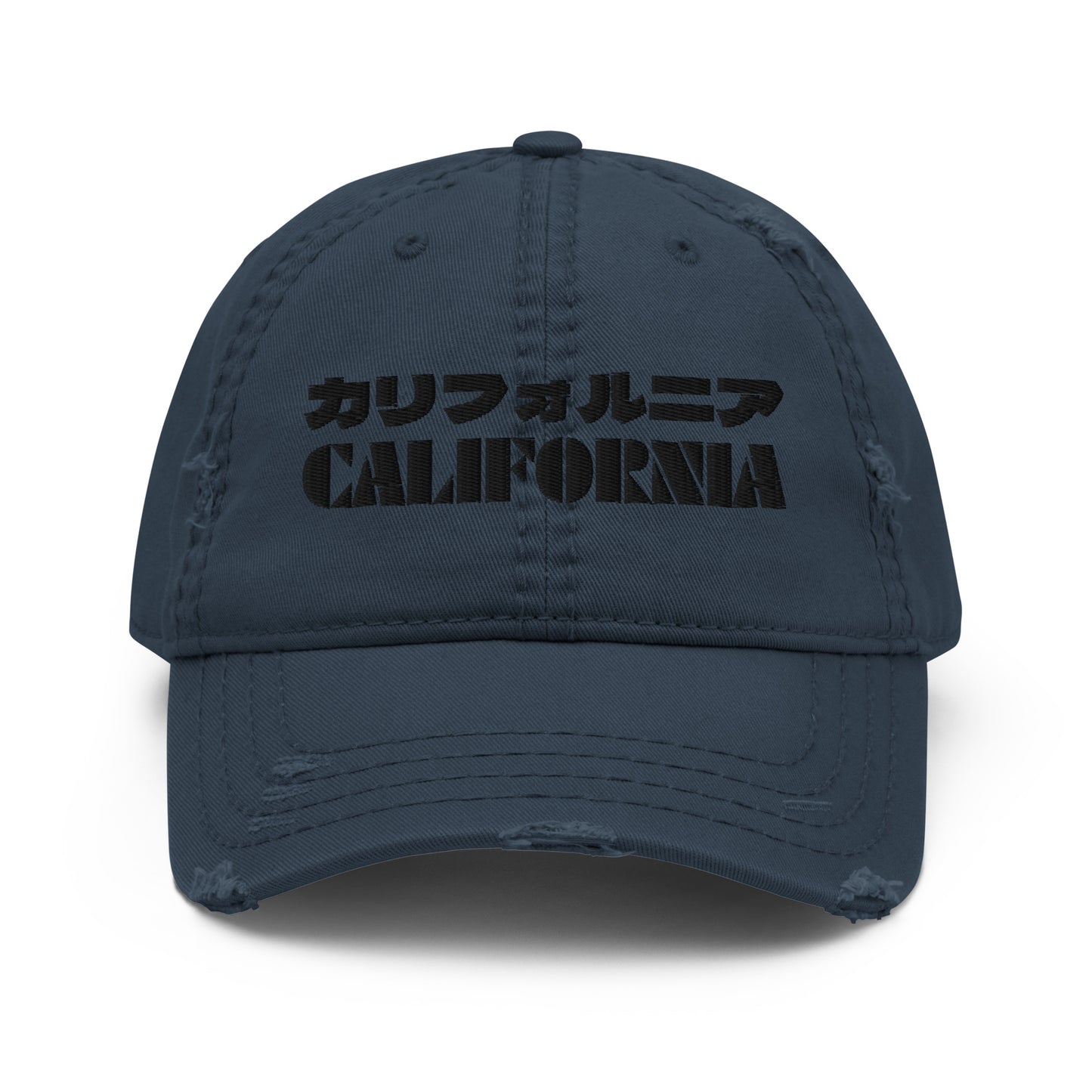 California Grizzly Bear Distressed Dad Hat
