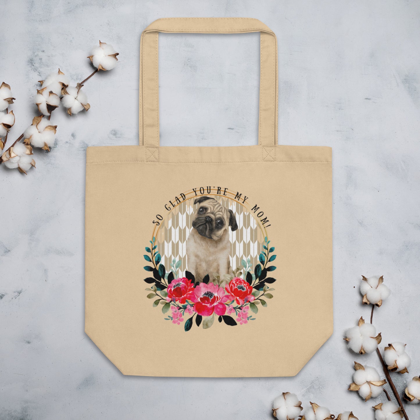 Pug Dog Eco Tote Bag