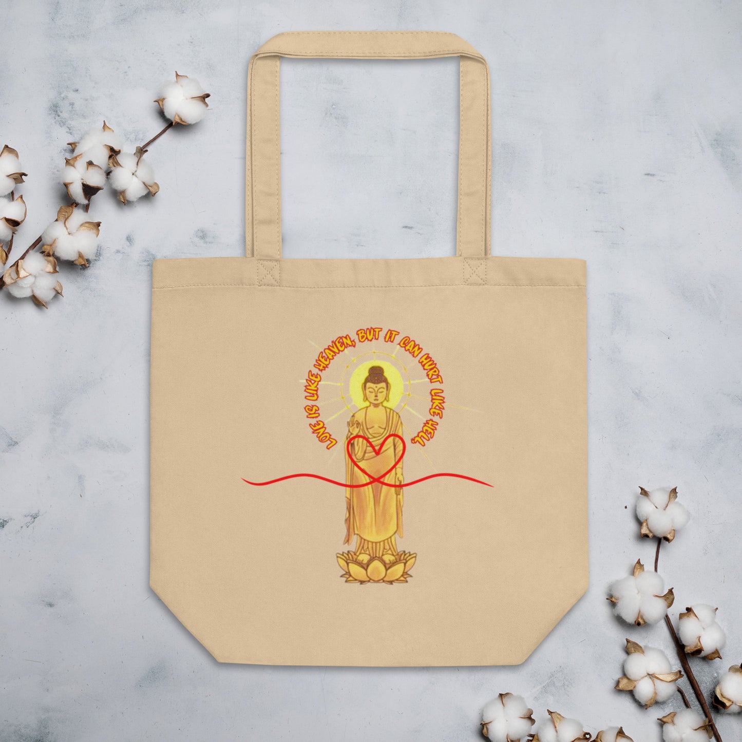 Japanese Buddha, Eco Tote Bag