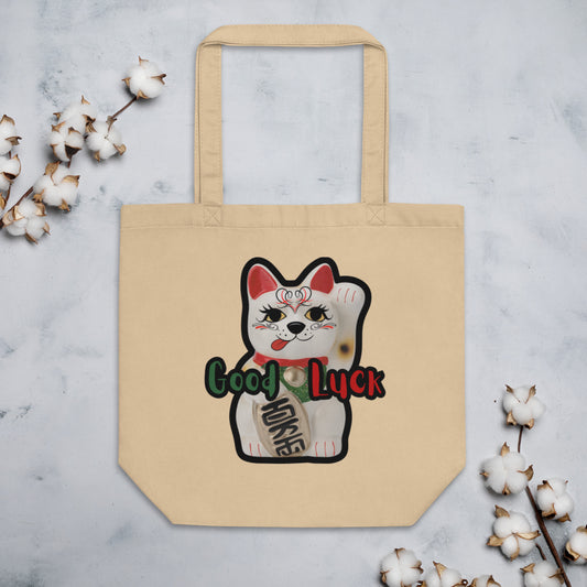 Lucky Cat, Manekineko,  Eco Tote Bag